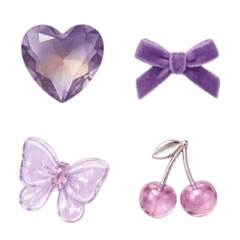 Purple Girly Emoji