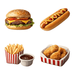 Realistic food court-emoji