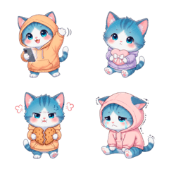 パーカーあおねこ 感情を伝える 日常