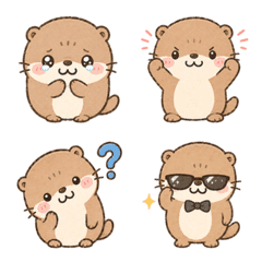 Round Otter Daily Emoji