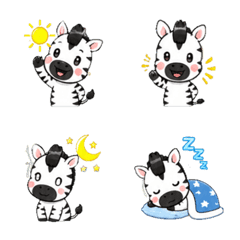 zebra Daily Emoji
