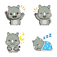 rhinoceros Daily Emoji