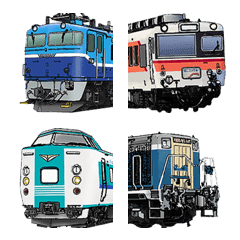 機関車 気動車 電車 Emoji 6