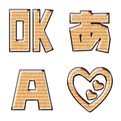 JP response emoji alphabet kanji 147