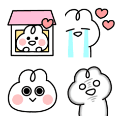 ぽんこつうさぎのかわいい絵文字