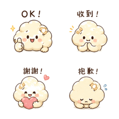 OK繃雲:休養安慰 – LINE表情貼 | LINE STORE