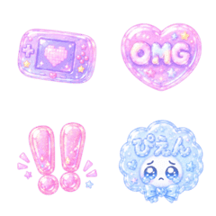 Pastel drop emoji