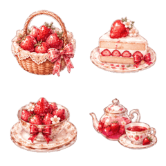 Sparkling strawberry collection