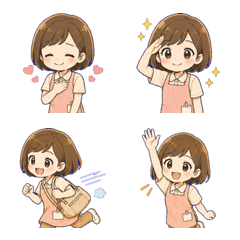 Caregiver emoji series2