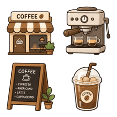Coffee shop emoji