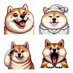 会話の終わりに使いやすい太っちょ柴犬