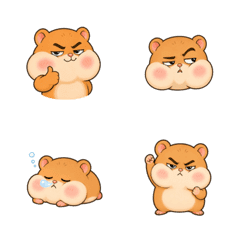 Emoji Hamster Cemberut Lucu 40