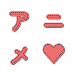 อักษรปักดุ๊กดิ๊ก Letter Emoji 096