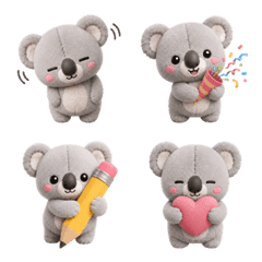 Little Koala Plush Emoji