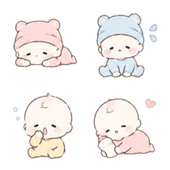 療癒係可愛寶寶表情包｜coco♡