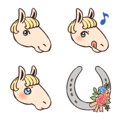 A horse with a noble hairstyle