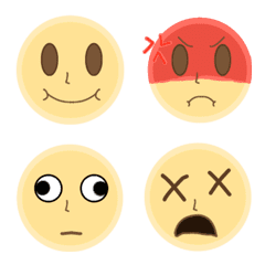 Yellow head emoji
