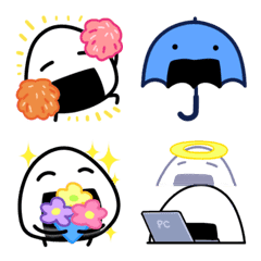 Onigiri Man, Always expressive,energetic