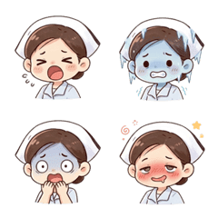 อิโมจิ พยาบาล (ไม่มีข้อความ)