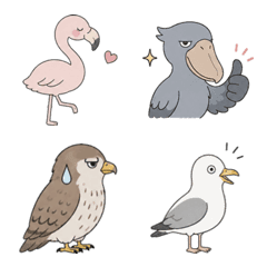 Bird Emojis Expressing Emotions
