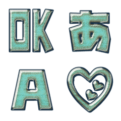 JP response emoji alphabet kanji 067