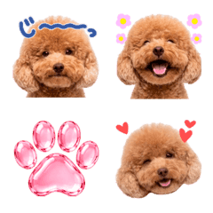 もふもふトイプーえもじ