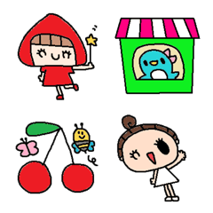 nenerin色んな絵文字セット可愛い680修正