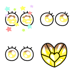 อีโมจิตาใช้งานง่าย【สีพุดดิ้ง】
