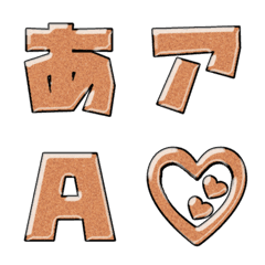 JP response emoji alphabet kanji 137