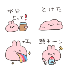 夏日關心身體表情