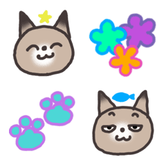 ねこさん&使える絵文字♪
