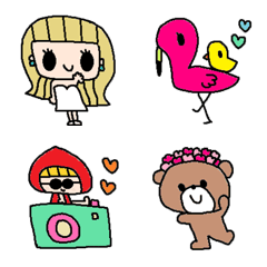 nenerin色んな絵文字セット可愛い689