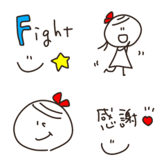 cute emoji everyday greeting