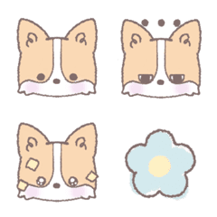fluffy fluffy Corgi emojis