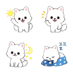 Arctic fox Daily Emoji