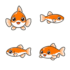 ぷかぷかメダカの絵文字