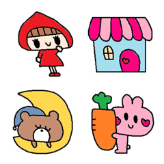 nenerin色んな絵文字セット可愛い676修正