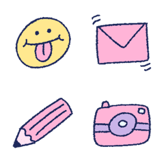 handwritten(emoji) reaction