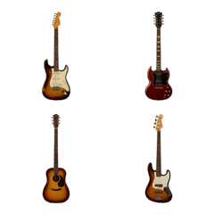 Guitar & Bass Emojis vol.01