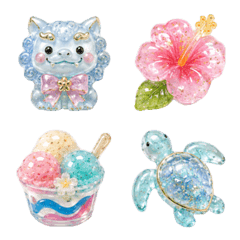 Okinawa Resin Charms