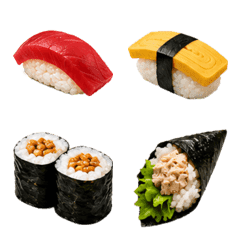 リアル！お寿司 すし (和食) の絵文字