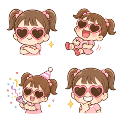 おしゃまなサングラスガール