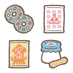 なつかし駄菓子 ゆるかびえもじ