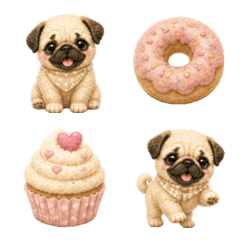 Cozy Pug Emojis