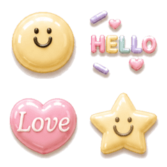 Puffy pastel