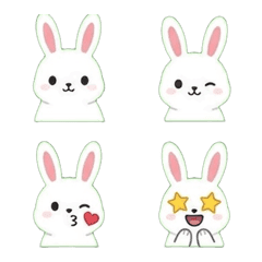 Everyday Simple Rabbit Emoji