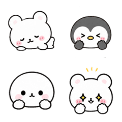 簡單可愛的動物表情｜coco♡