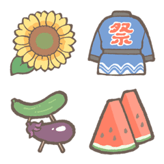 夏のゆるかびえもじ2