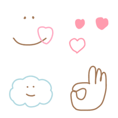 「シンプルcuteな絵文字」