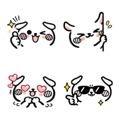 cute dogs Kaomoji Emoji3